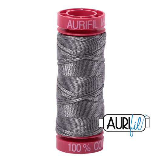 5004 GREY SMOKE 12 WT MAKO COTTON SMALL SPOOL | 50 MT.