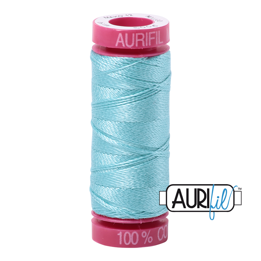 5006 LIGHT TURQUOISE 12 WT MAKO COTTON SMALL SPOOL | 50 MT.