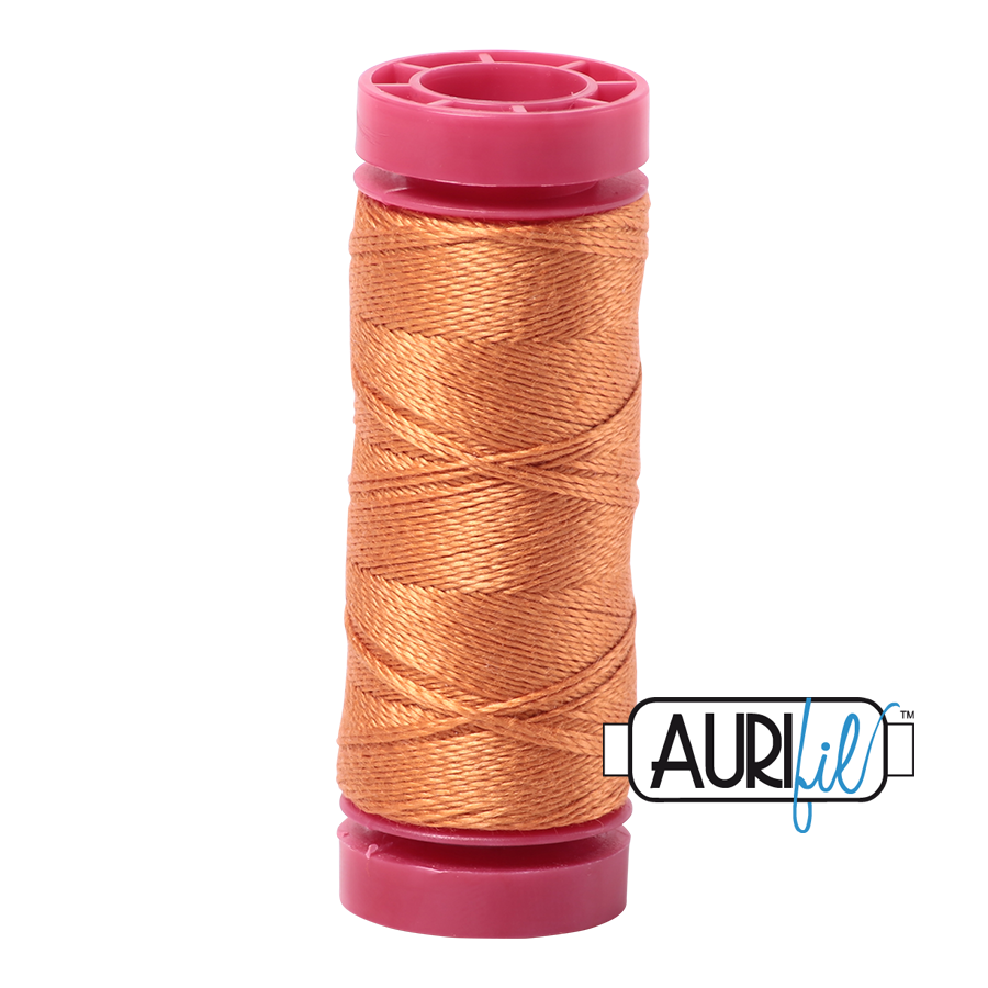 5009 MEDIUM ORANGE 12 WT MAKO COTTON SMALL SPOOL | 50 MT.