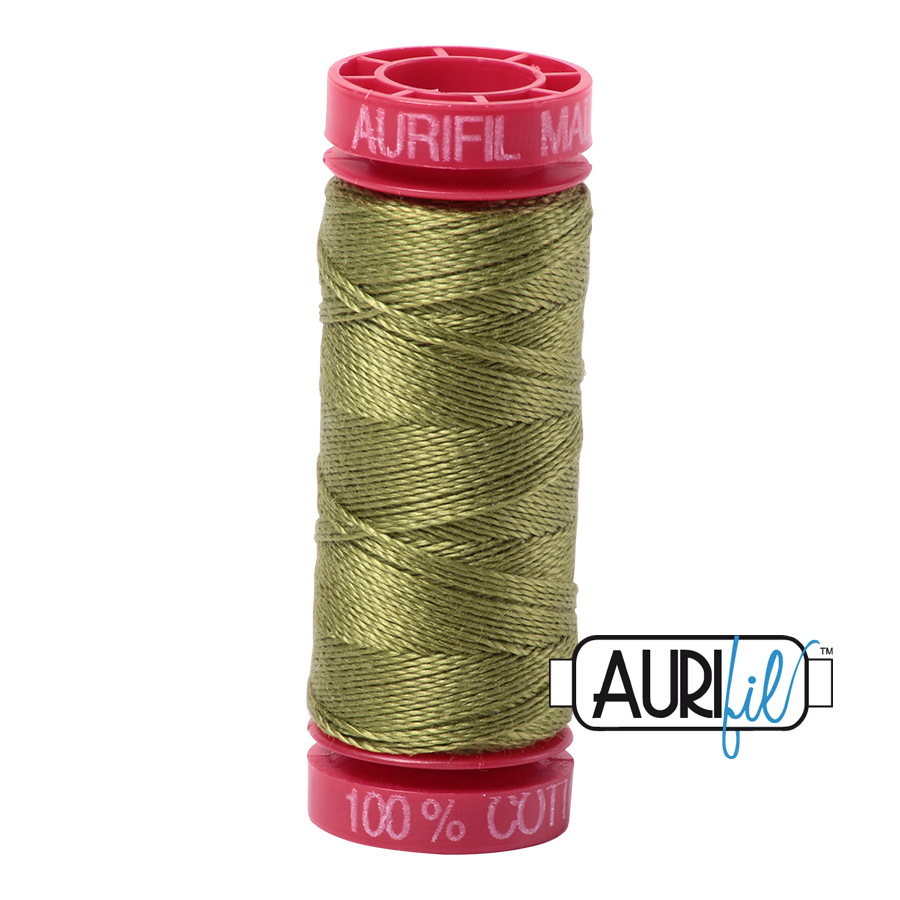 5016 OLIVE GREEN 12 WT MAKO COTTON SMALL SPOOL | 50 MT.