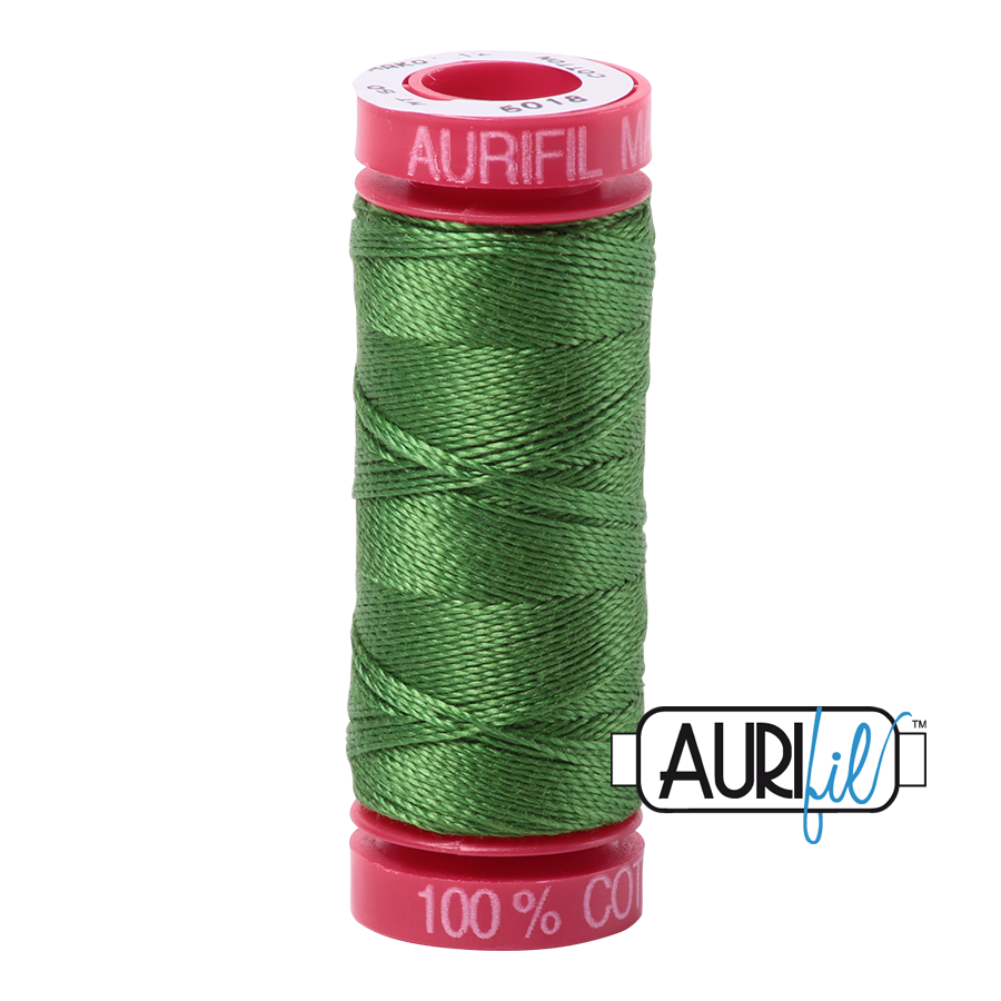 5018 DARK GRASS GREEN 12 WT MAKO COTTON SMALL SPOOL | 50 MT.