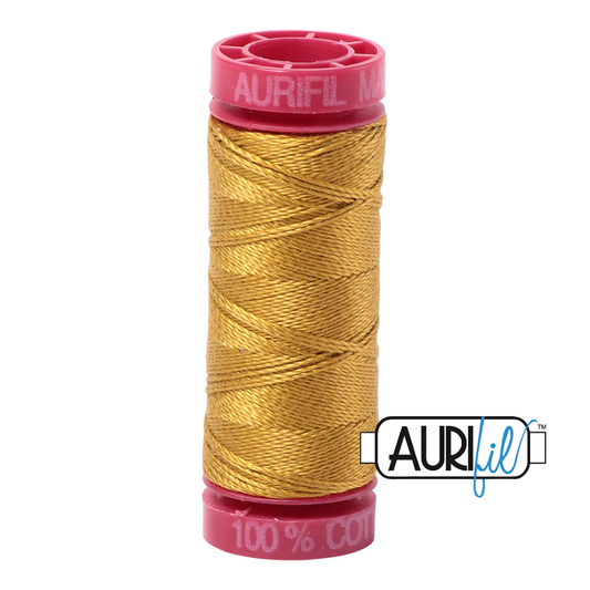 5022 MUSTARD 12 WT MAKO COTTON SMALL SPOOL | 50 MT.