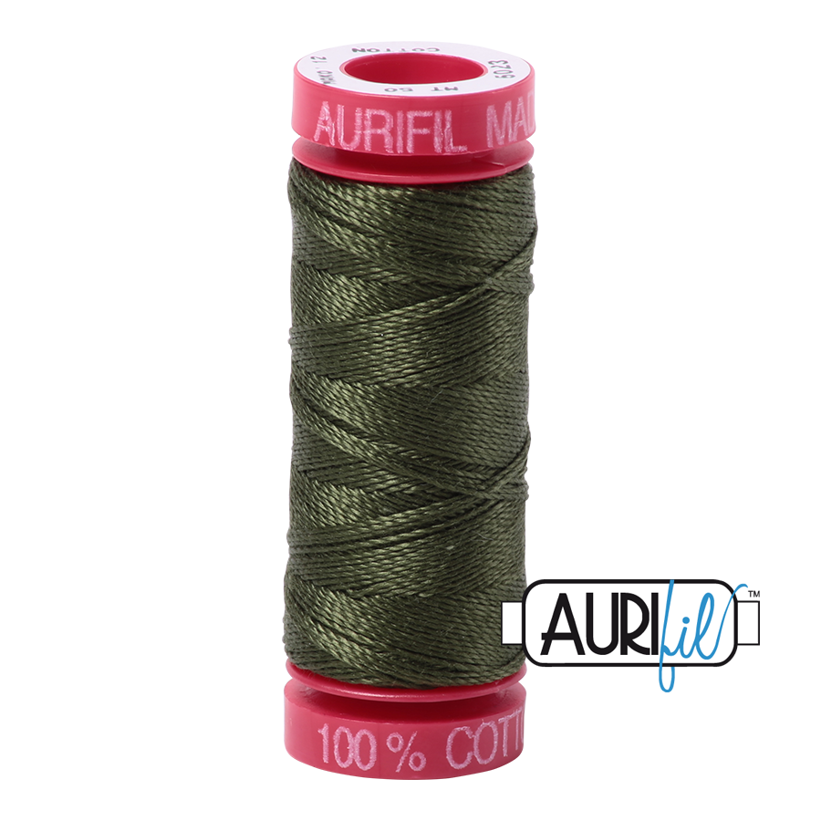 5023 MEDIUM GREEN 12 WT MAKO COTTON SMALL SPOOL | 50 MT.
