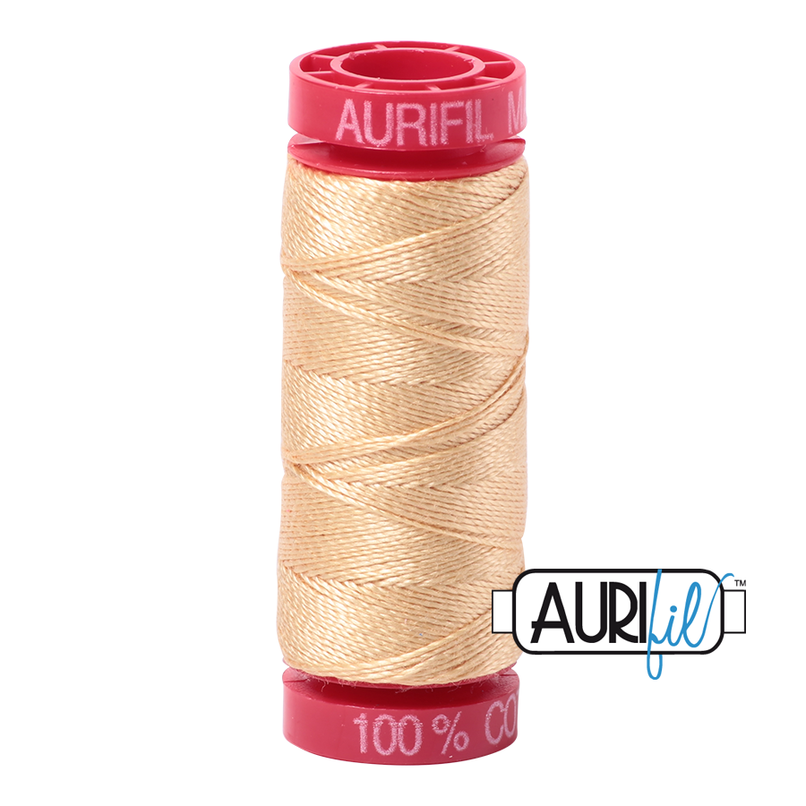 6001 LIGHT CARAMEL 12 WT MAKO COTTON SMALL SPOOL | 50 MT.