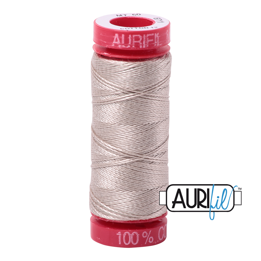 6711 PEWTER 12 WT MAKO COTTON SMALL SPOOL | 50 MT.