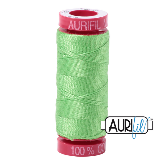 6737 SHAMROCK GREEN 12 WT MAKO COTTON SMALL SPOOL | 50 MT.