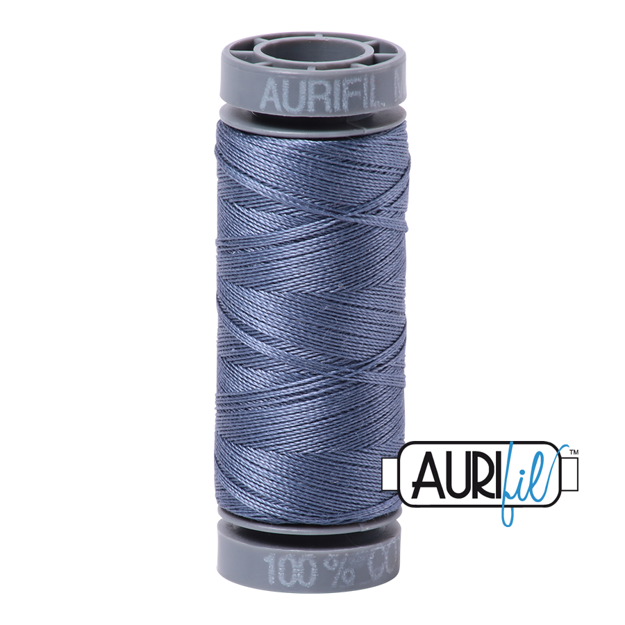 1248 DARK GREY BLUE 28 WT MAKO COTTON SMALL SPOOL | 100 MT.