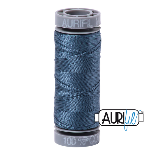 1310 MEDIUM BLUE GREY 28 WT MAKO COTTON SMALL SPOOL | 100 MT.