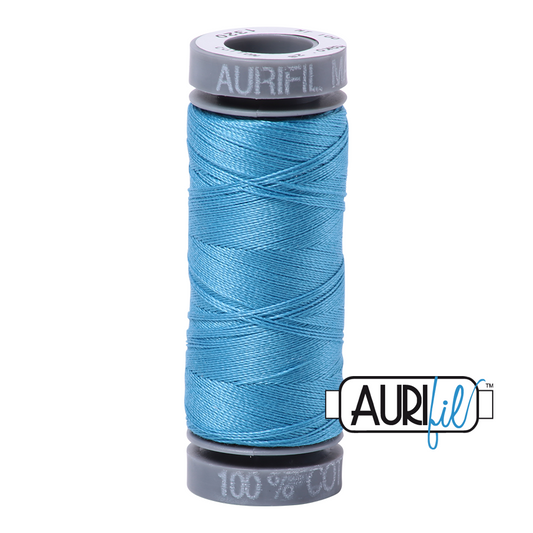 1320 BRIGHT TEAL 28 WT MAKO COTTON SMALL SPOOL | 100 MT.