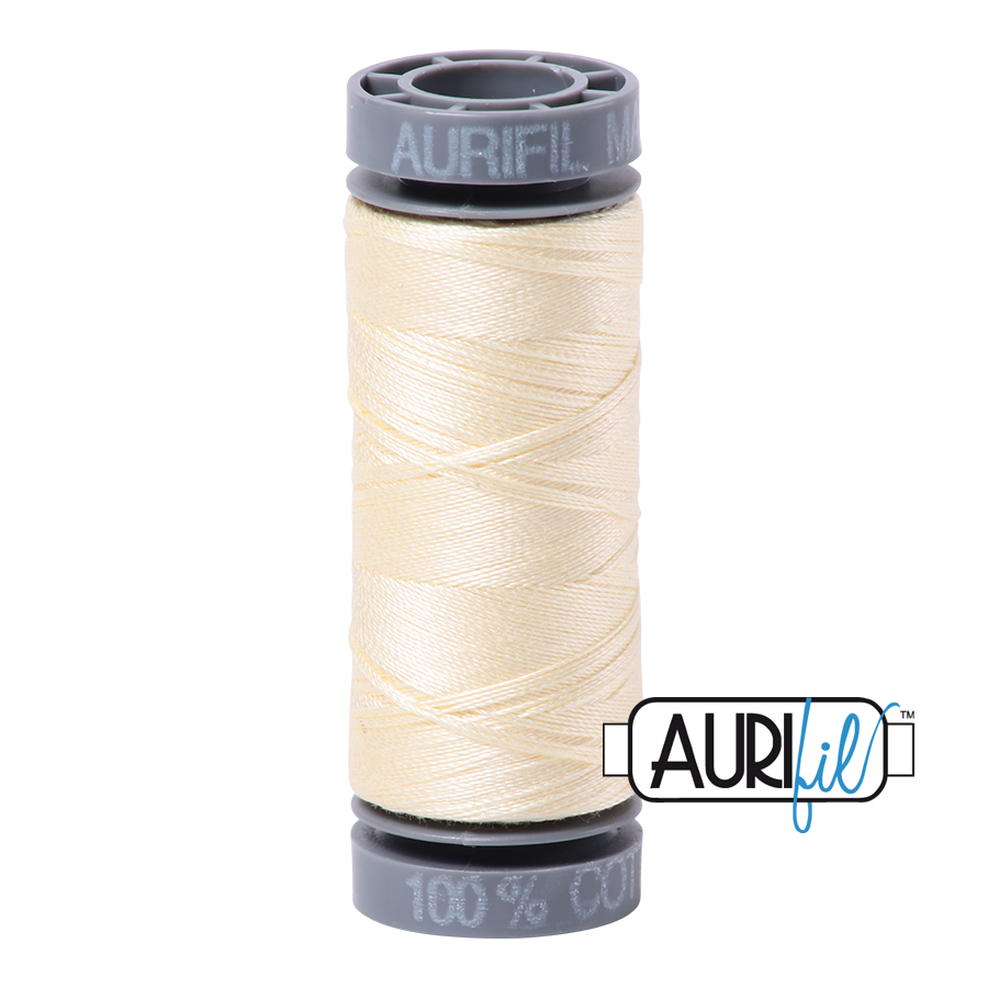 2110 LIGHT LEMON 28 WT MAKO COTTON SMALL SPOOL | 100 MT.
