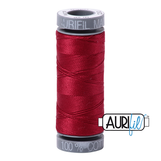 2260 RED WINE 28 WT MAKO COTTON SMALL SPOOL | 100 MT.
