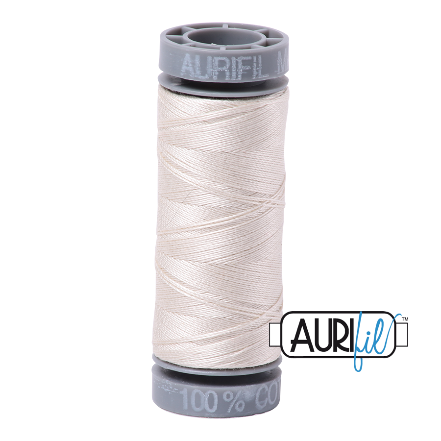 2309 SILVER WHITE 28 WT MAKO COTTON SMALL SPOOL | 100 MT.