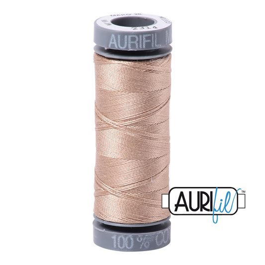 2314 BEIGE 28 WT MAKO COTTON SMALL SPOOL | 100 MT.
