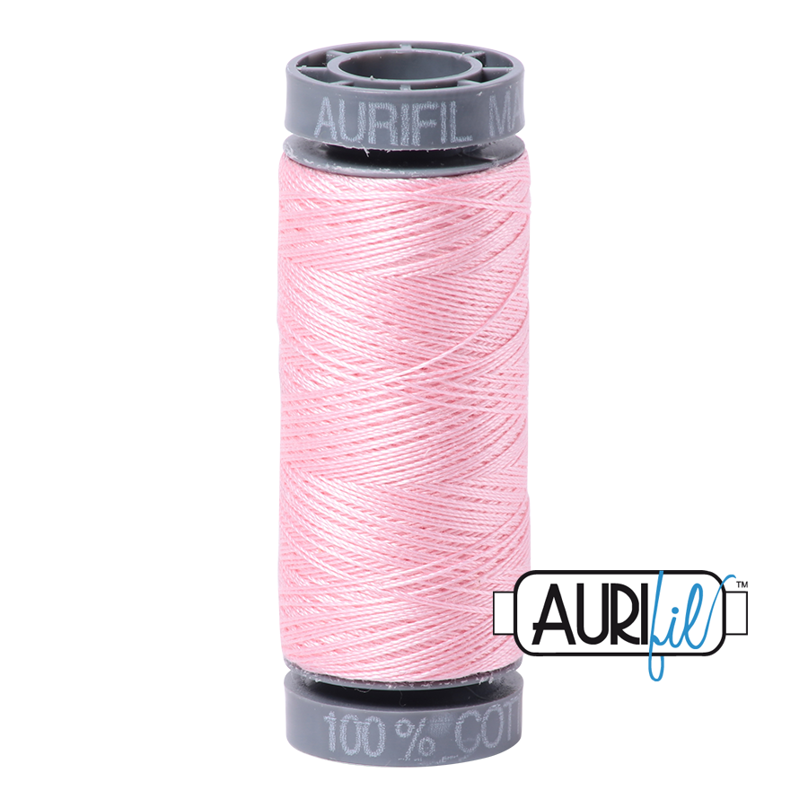 2423 BABY PINK 28 WT MAKO COTTON SMALL SPOOL | 100 MT.