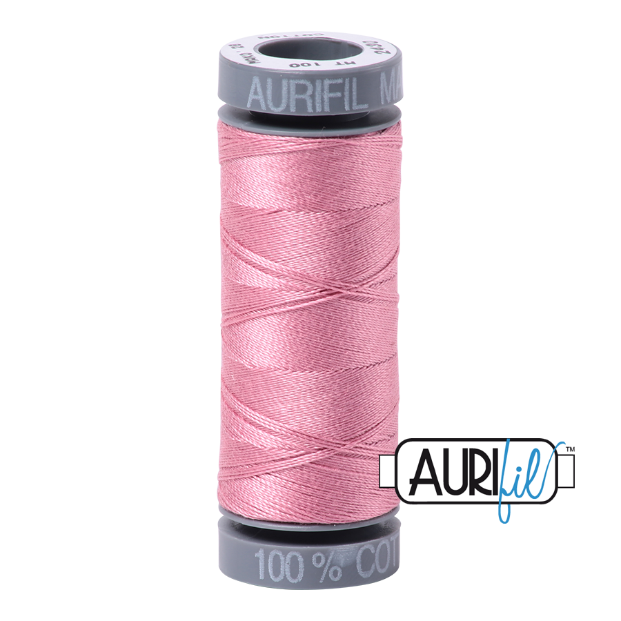 2430 ANTIQUE ROSE 28 WT MAKO COTTON SMALL SPOOL | 100 MT.
