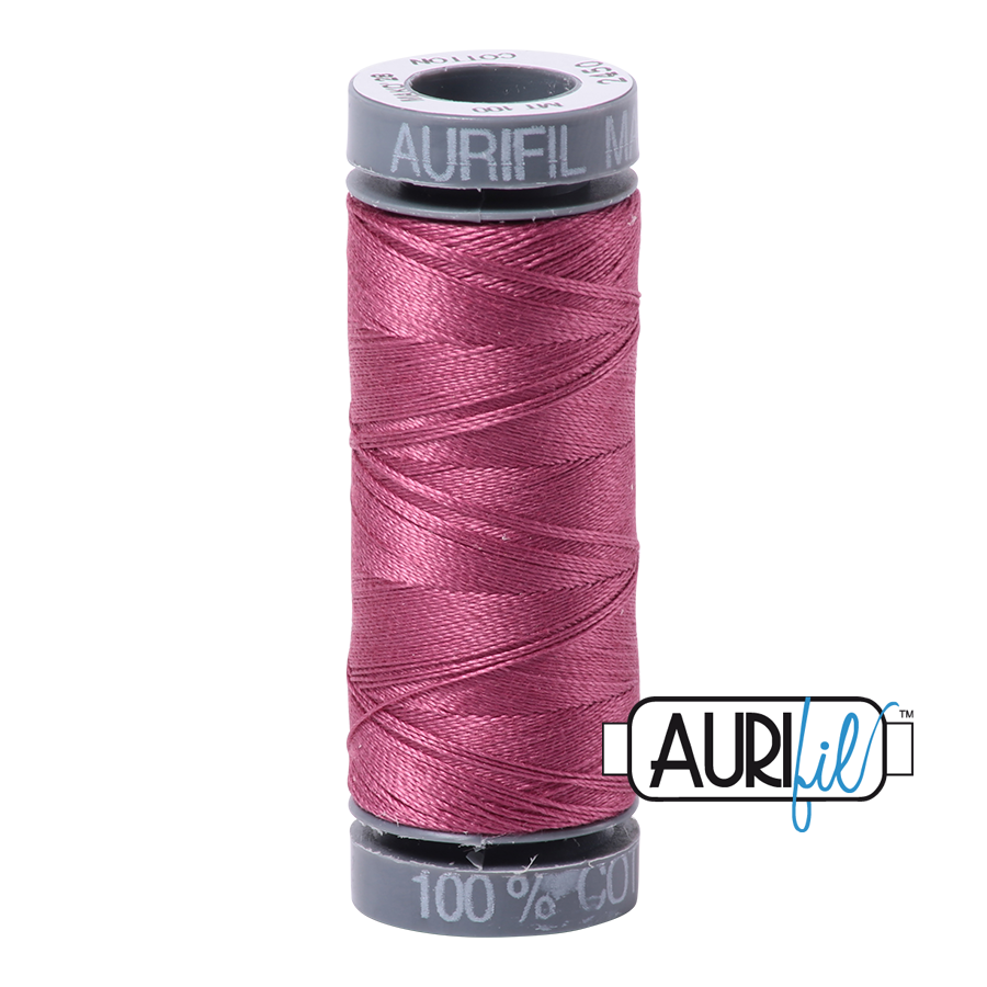 2450 ROSE 28 WT MAKO COTTON SMALL SPOOL | 100 MT.