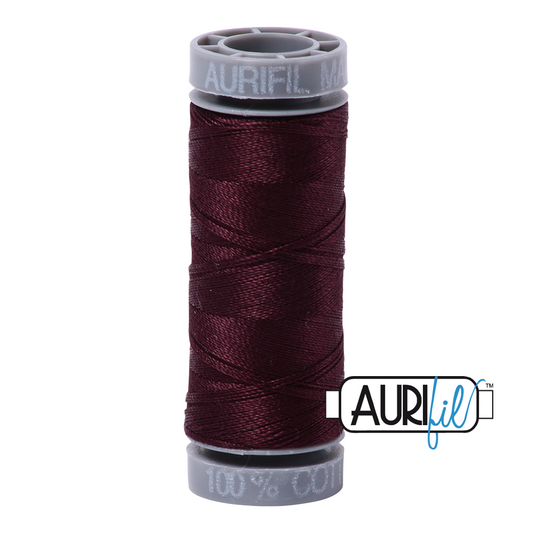 2465 VERY DARK BROWN 28 WT MAKO COTTON SMALL SPOOL | 100 MT.