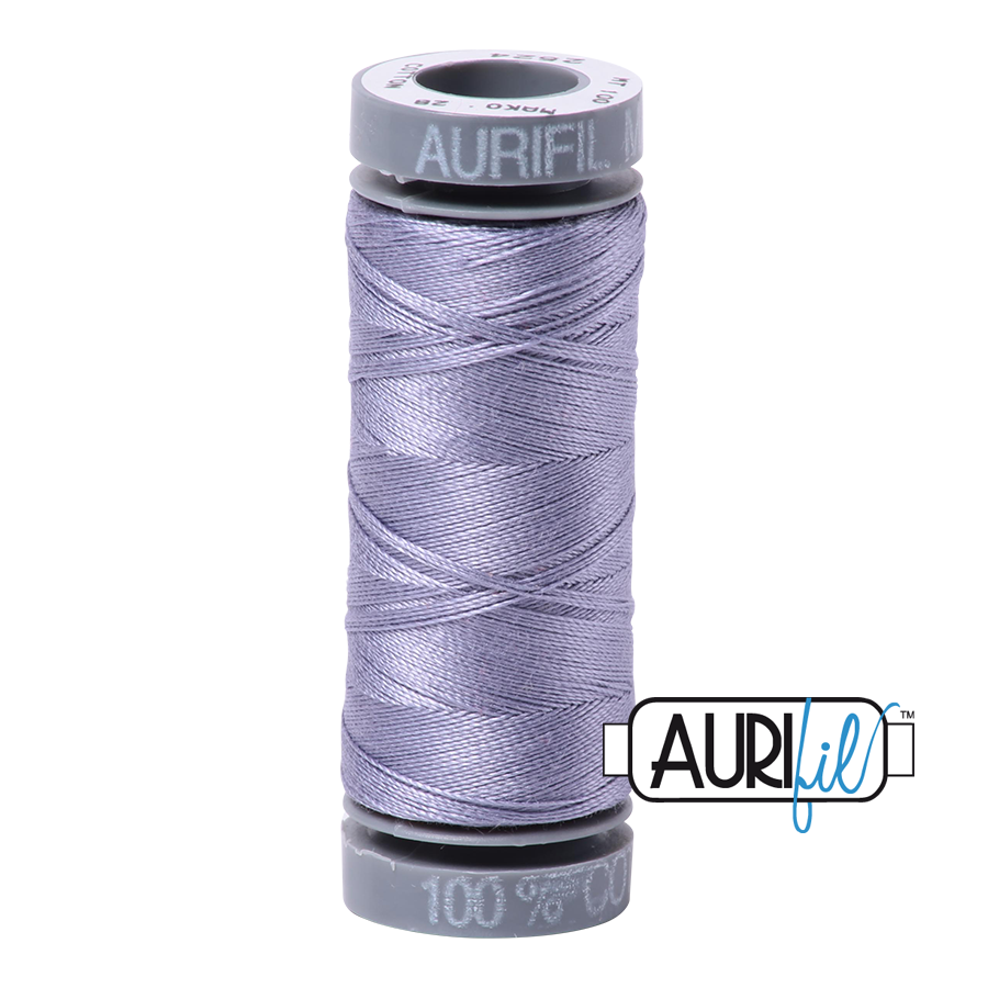 2524 GREY VIOLET 28 WT MAKO COTTON SMALL SPOOL | 100 MT.