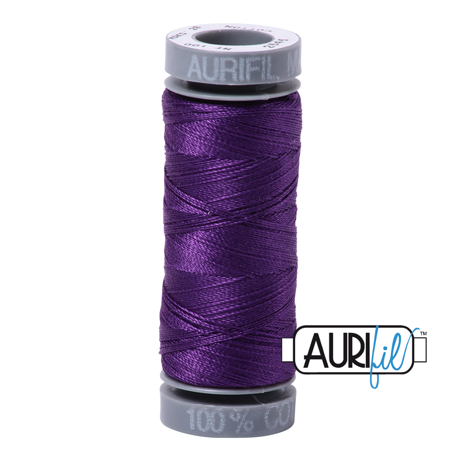 2545 MEDIUM PURPLE 28 WT MAKO COTTON SMALL SPOOL | 100 MT.