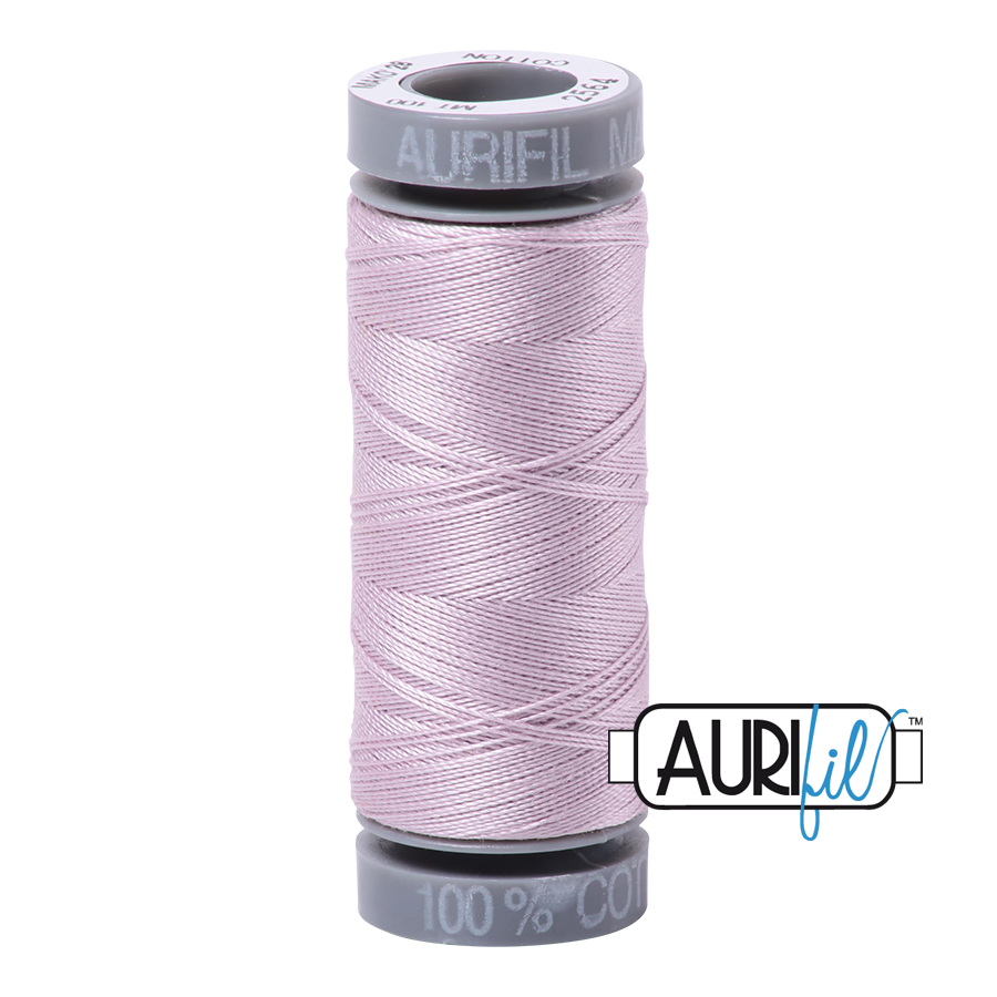 2564 PALE LILAC 28 WT MAKO COTTON SMALL SPOOL | 100 MT.