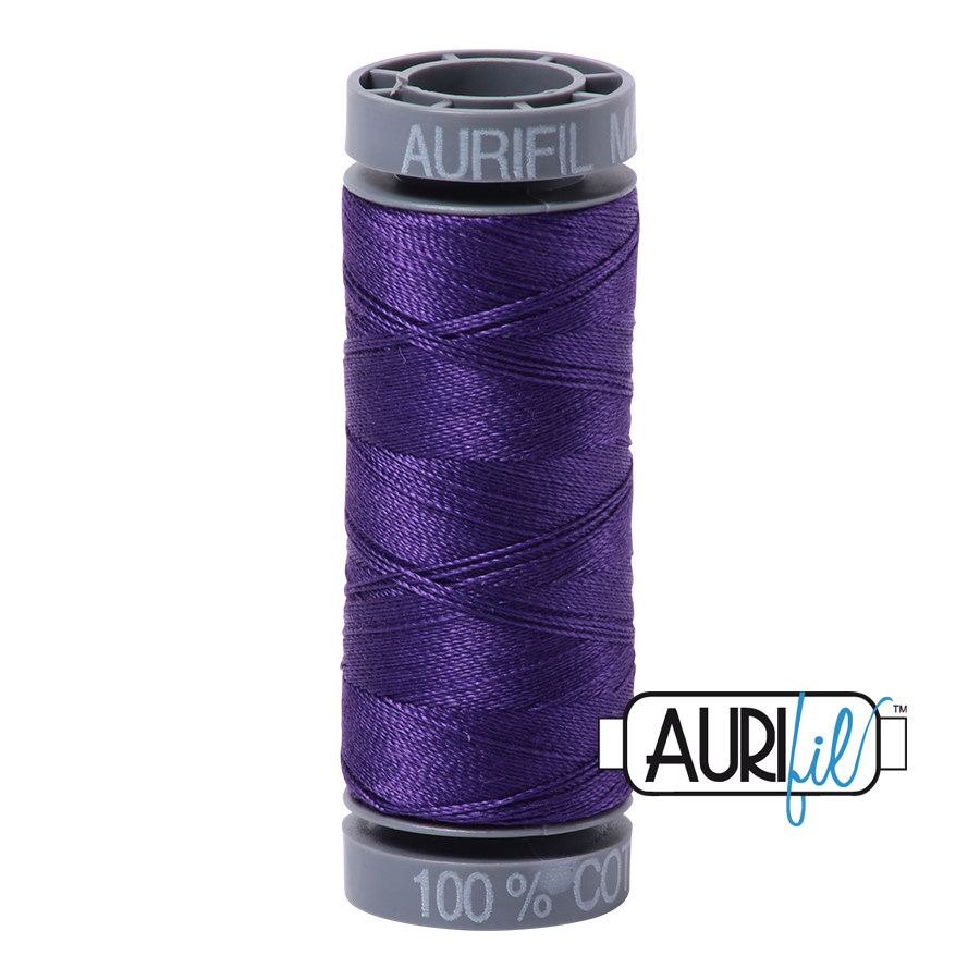 2582 DARK VIOLET 28 WT MAKO COTTON SMALL SPOOL | 100 MT.