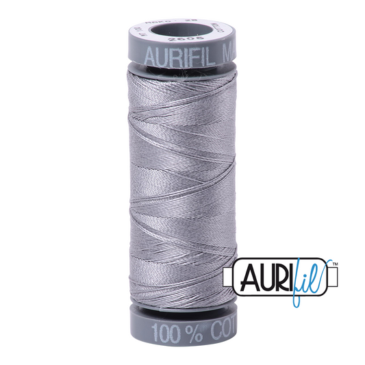 2605 GREY 28 WT MAKO COTTON SMALL SPOOL | 100 MT.