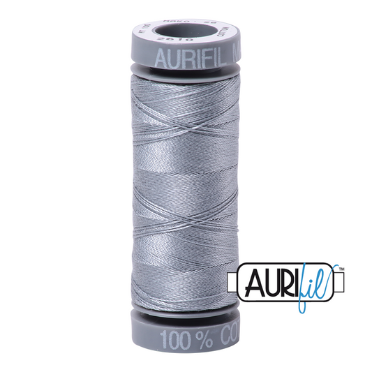 2610 LIGHT BLUE GREY 28 WT MAKO COTTON SMALL SPOOL | 100 MT.