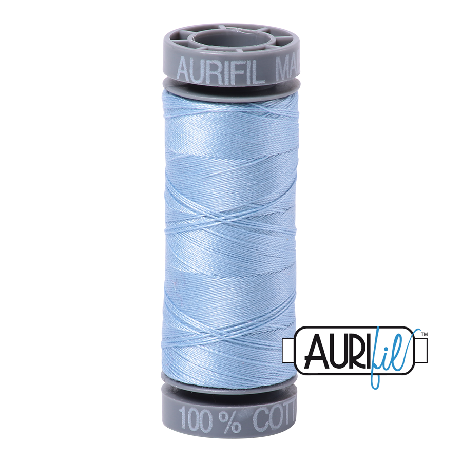 2715 ROBINS EGG 28 WT MAKO COTTON SMALL SPOOL | 100 MT.