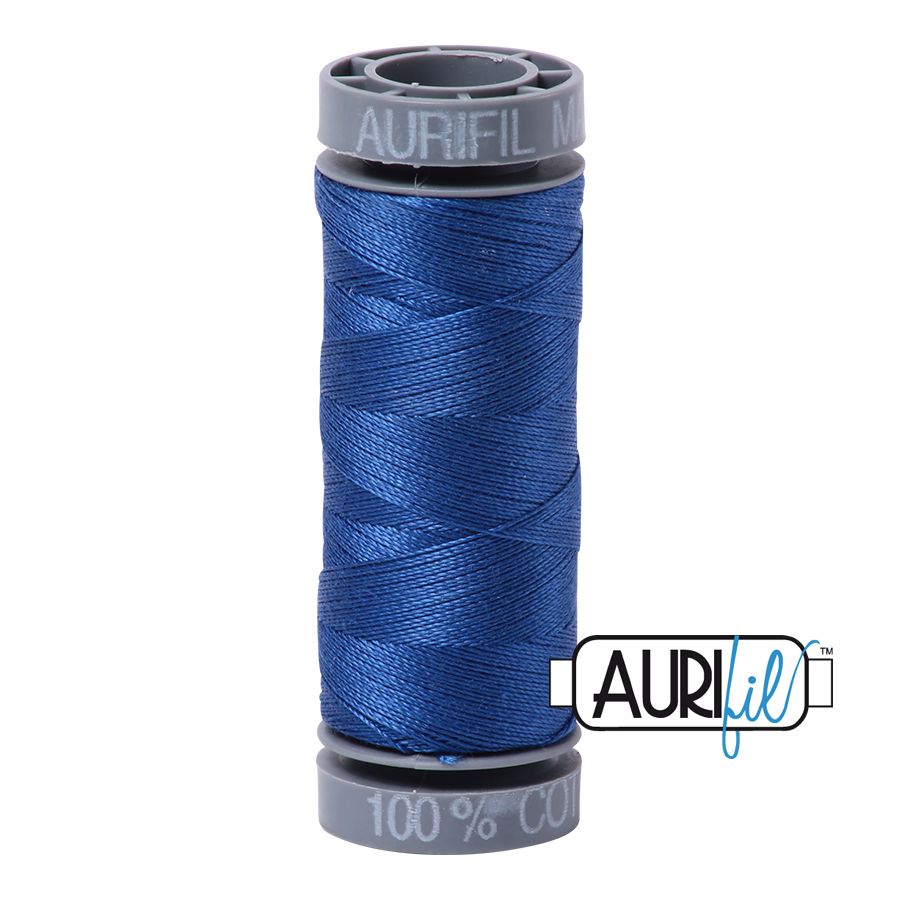 2735 MEDIUM BLUE 28 WT MAKO COTTON SMALL SPOOL | 100 MT.