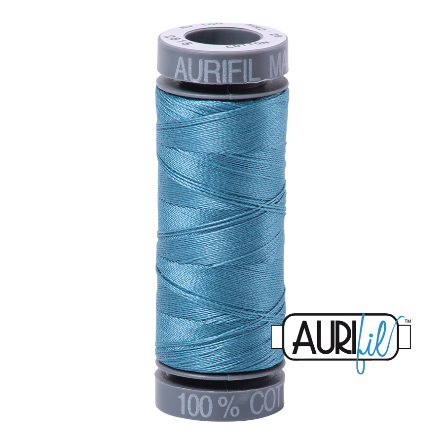 2815 TEAL 28 WT MAKO COTTON SMALL SPOOL | 100 MT.