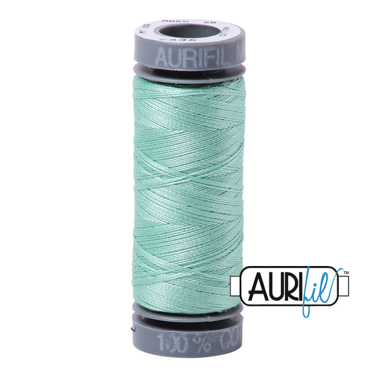 2835 MEDIUM MINT 28 WT MAKO COTTON SMALL SPOOL | 100 MT.