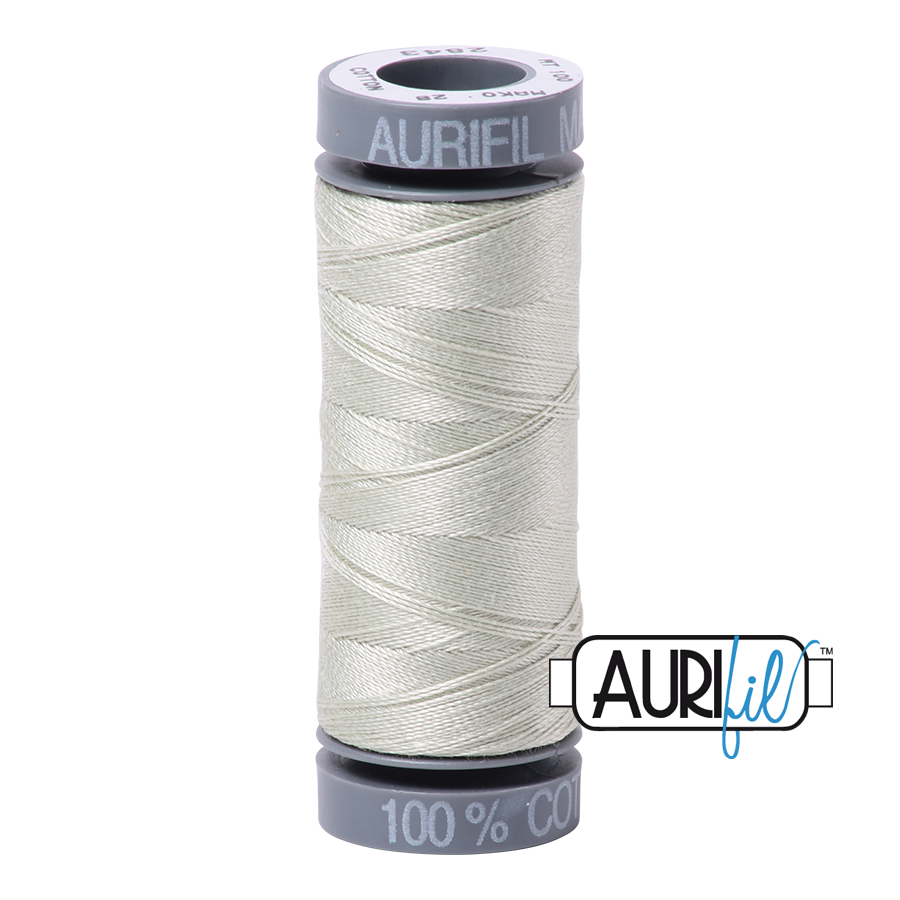 2843 LIGHT GREY GREEN 28 WT MAKO COTTON SMALL SPOOL | 100 MT.