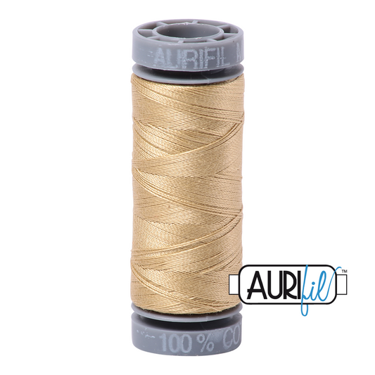 2915 VERY LIGHT BRASS 28 WT MAKO COTTON SMALL SPOOL | 100 MT.
