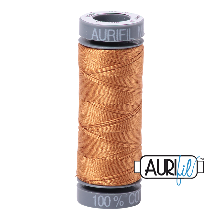 2930 GOLDEN TOAST 28 WT MAKO COTTON SMALL SPOOL | 100 MT.