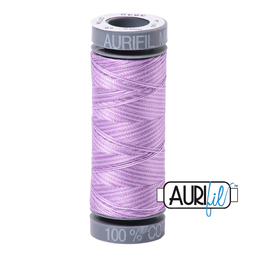 3840 FRENCH LILAC 28 WT MAKO COTTON SMALL SPOOL | 100 MT.