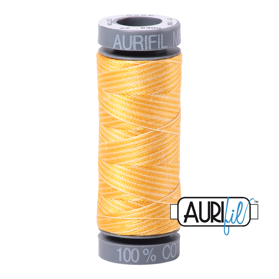 3920 GOLDEN GLOW 28 WT MAKO COTTON SMALL SPOOL | 100 MT.