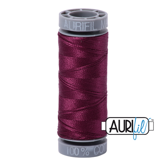 4030 PLUM 28 WT MAKO COTTON SMALL SPOOL | 100 MT.