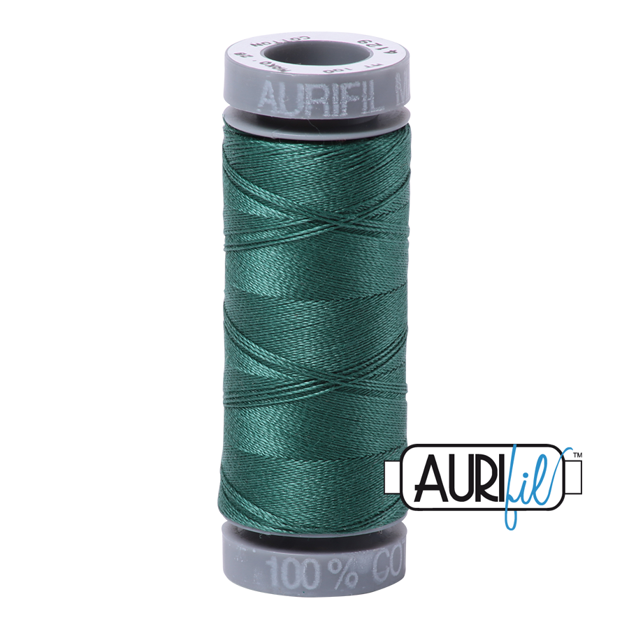 4129 TURF GREEN 28 WT MAKO COTTON SMALL SPOOL | 100 MT.