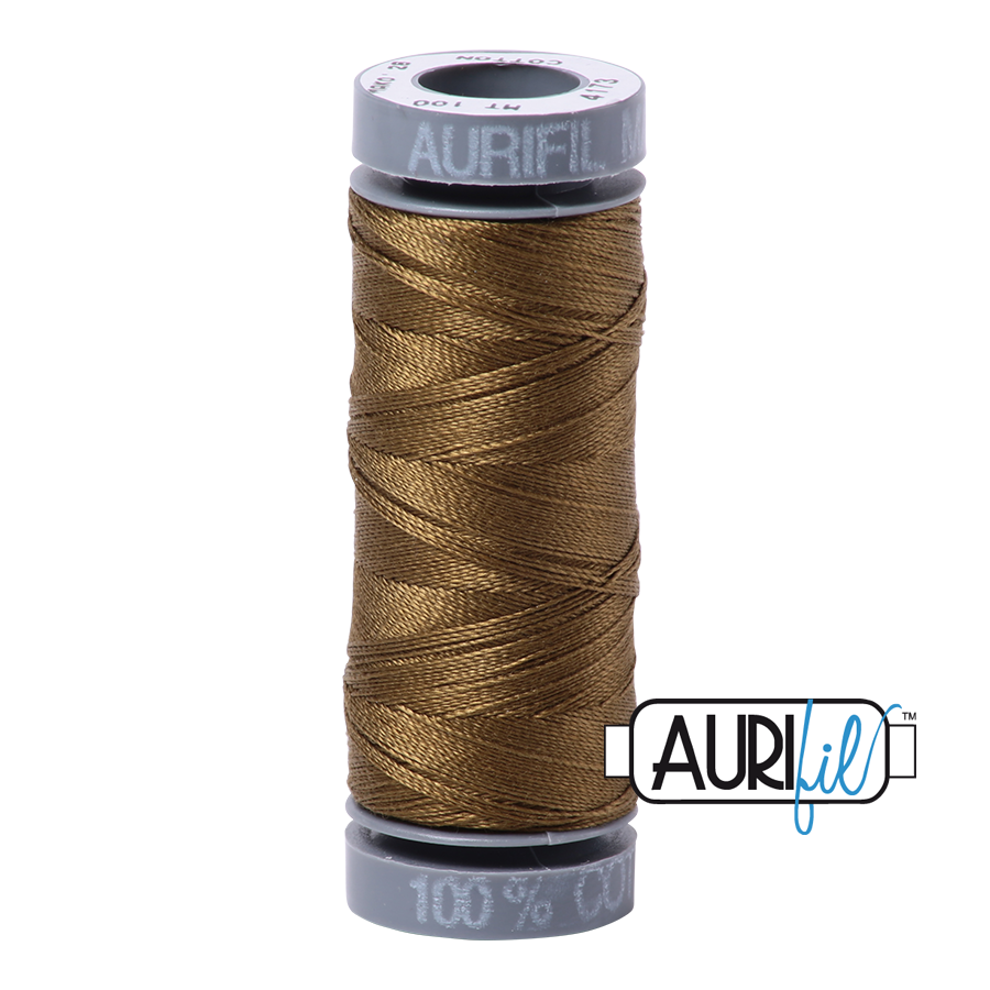 4173 DARK OLIVE 28 WT MAKO COTTON SMALL SPOOL | 100 MT.