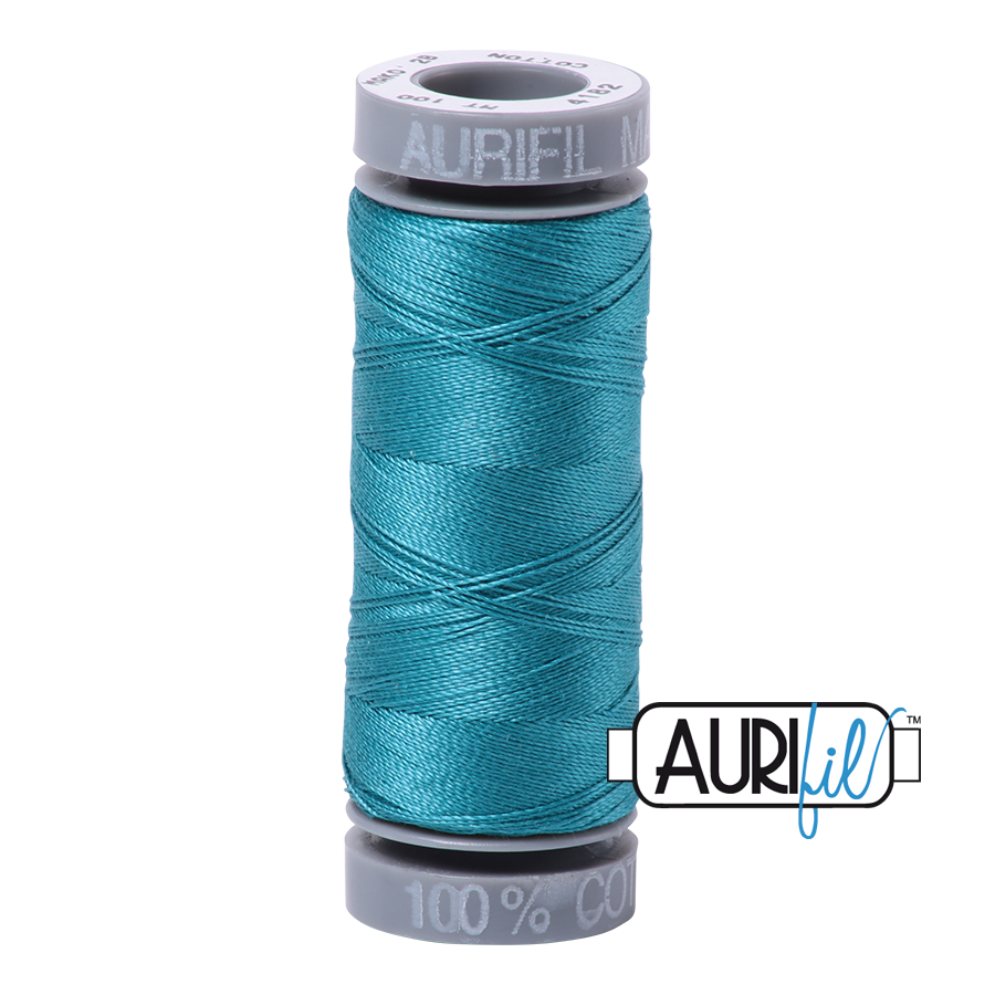 4182 DARK TURQUOISE 28 WT MAKO COTTON SMALL SPOOL | 100 MT.