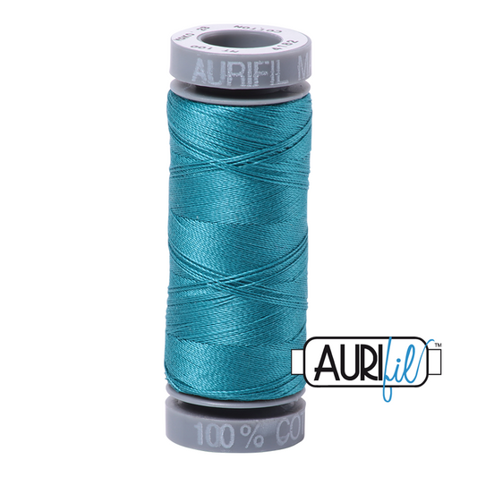 4182 DARK TURQUOISE 28 WT MAKO COTTON SMALL SPOOL | 100 MT.