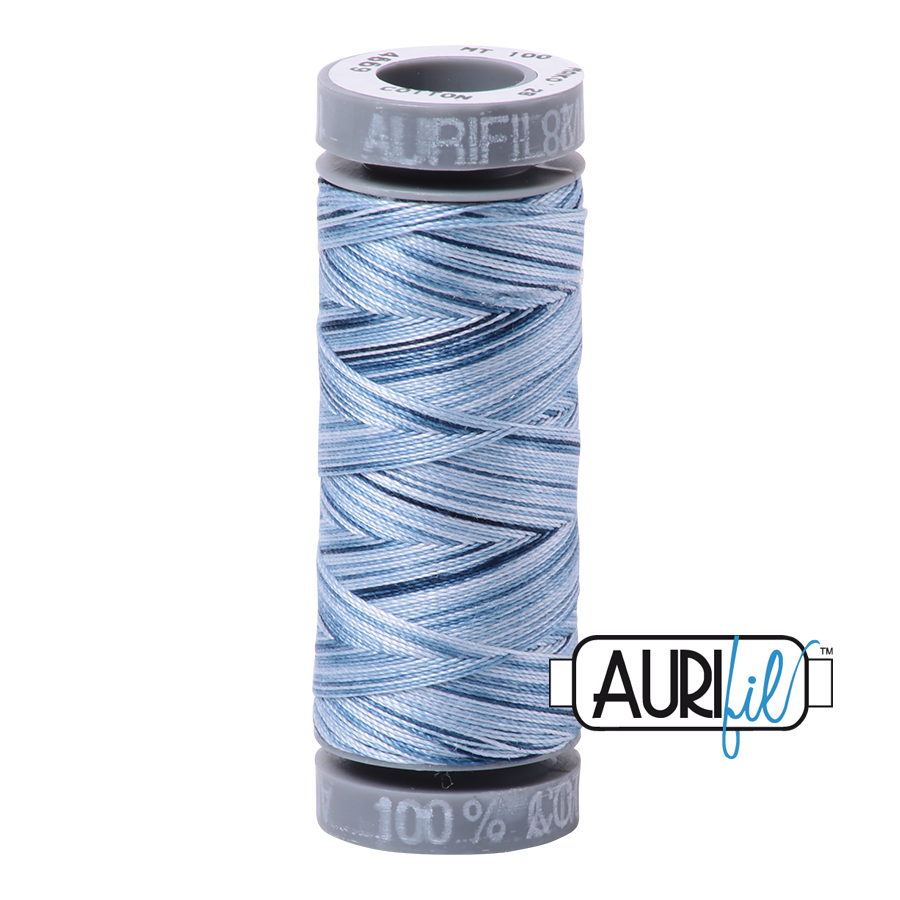 4669 STONEWASH BLUES 28 WT MAKO COTTON SMALL SPOOL | 100 MT.