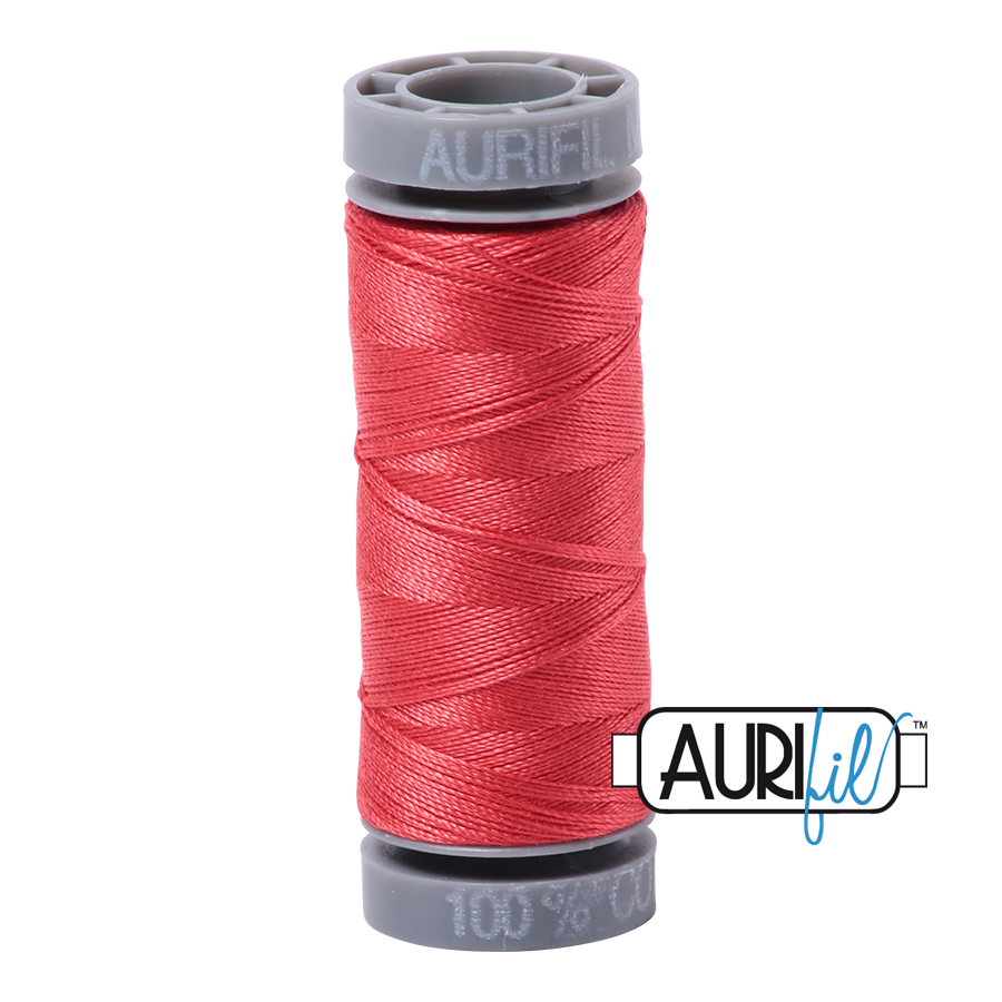 5002 MEDIUM RED 28 WT MAKO COTTON SMALL SPOOL | 100 MT.