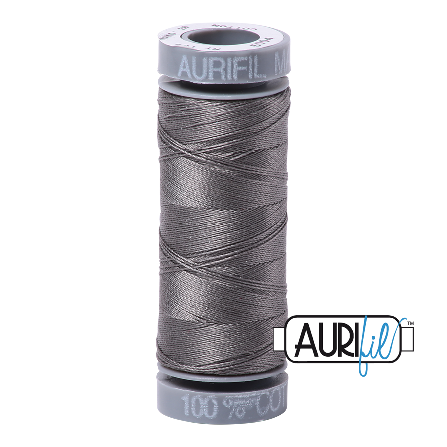 5004 GREY SMOKE 28 WT MAKO COTTON SMALL SPOOL | 100 MT.