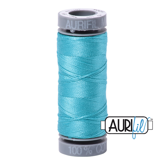 5005 BRIGHT TURQUOISE 28 WT MAKO COTTON SMALL SPOOL | 100 MT.