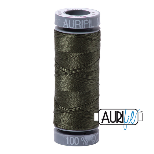 5012 DARK GREEN 28 WT MAKO COTTON SMALL SPOOL | 100 MT.