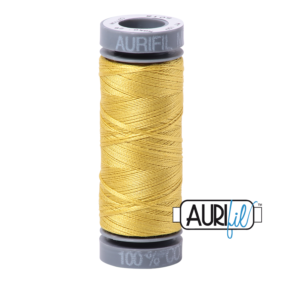 5015 GOLD YELLOW 28 WT MAKO COTTON SMALL SPOOL | 100 MT.