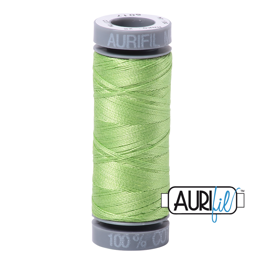 5017 SHINING GREEN 28 WT MAKO COTTON SMALL SPOOL | 100 MT.