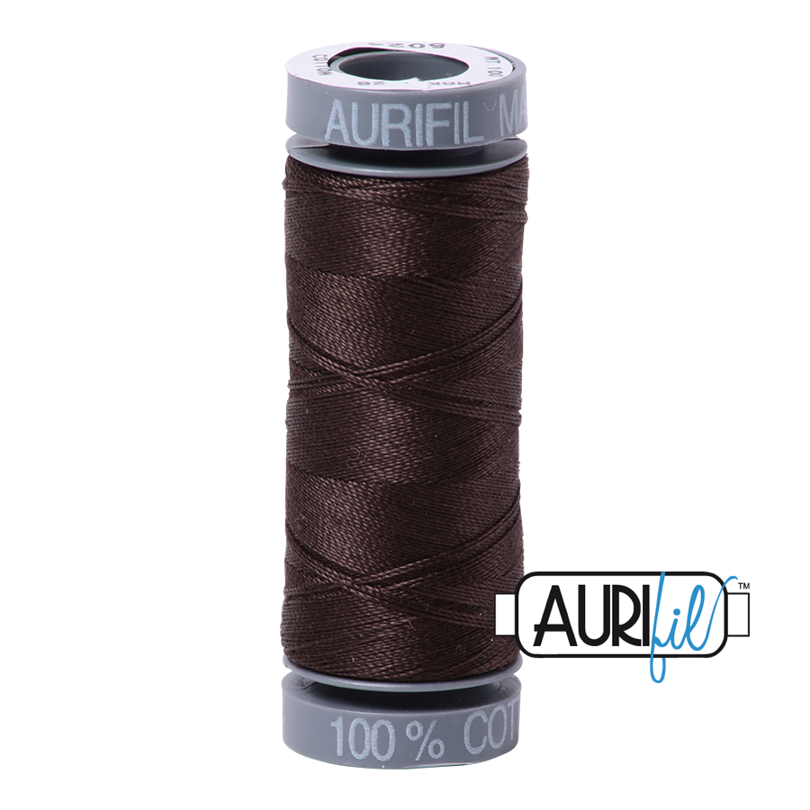 5024 DARK BROWN 28 WT MAKO COTTON SMALL SPOOL | 100 MT.