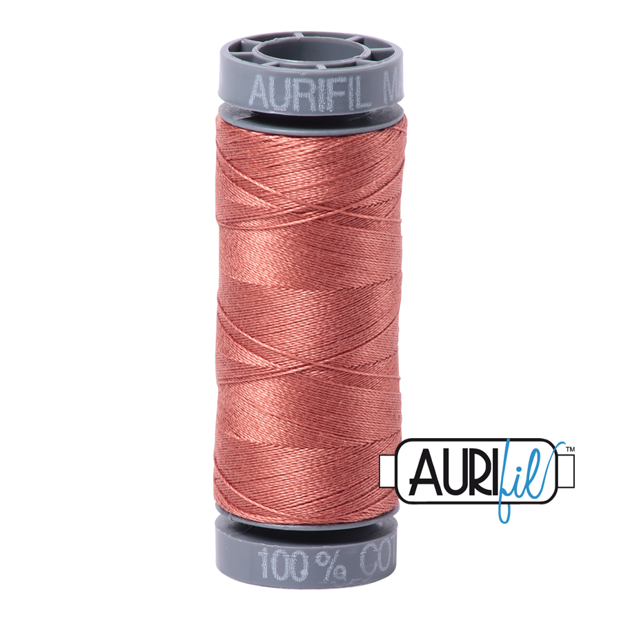 6728 CINNABAR 28 WT MAKO COTTON SMALL SPOOL | 100 MT.